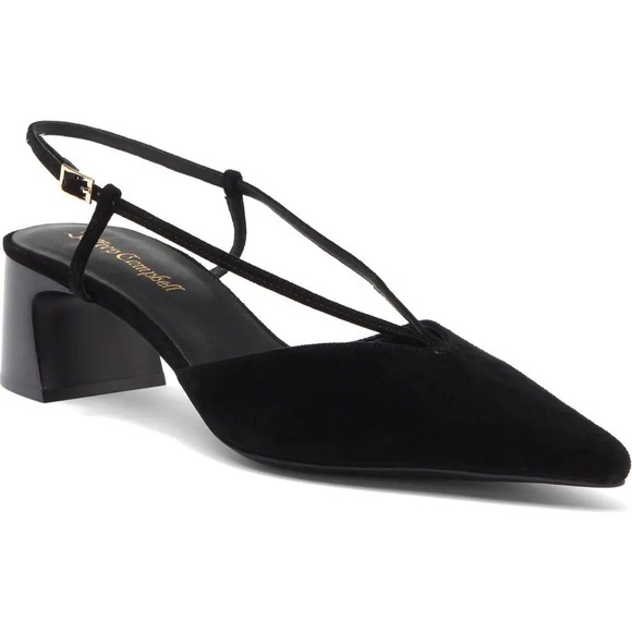 Jeffrey Campbell Shoes - JEFFREY CAMPBELL Annemarie Slingback Pumps in Black Size 6